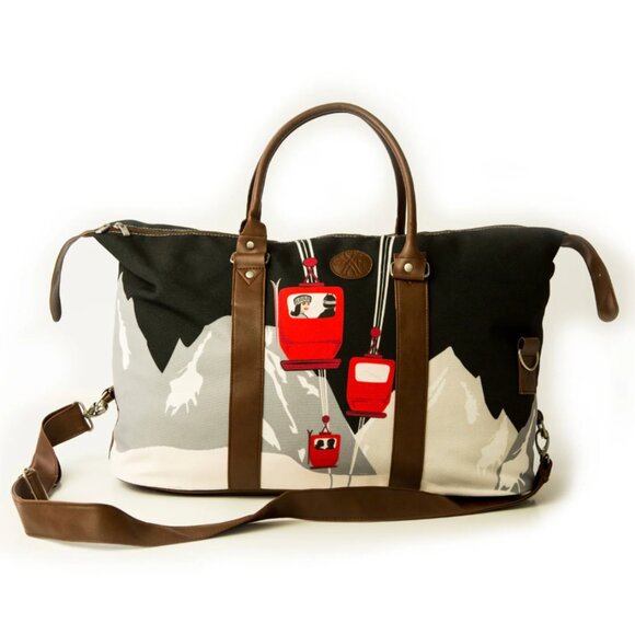 RARE Ski Tignes Weekender Bag for Ski Trips and Winter Vacations - Picture 1 of 9